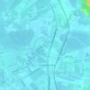 Mapa topográfico Kampung Baharu, altitud, relieve