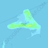 Mapa topográfico Abdul Kalam Island, altitud, relieve