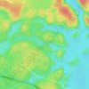 Mapa topográfico Lioness Lake, altitud, relieve