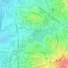 Mapa topográfico El Cedazo, altitud, relieve