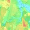 Mapa topográfico Мелечкино, altitud, relieve