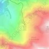 Mapa topográfico Refuge du Nid d'Aigle, altitud, relieve