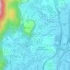 Mapa topográfico Taman Kejiranan Changkat Minden, altitud, relieve