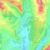 Mapa topográfico Naturschutzgebiet Wadrilltal, altitud, relieve