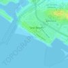 Mapa topográfico Eisenhower Park, altitud, relieve