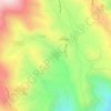 Mapa topográfico Yurac Sayari, altitud, relieve