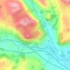 Mapa topográfico Kemp Tarn, altitud, relieve