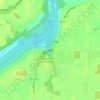 Mapa topográfico East Candlewood Lake Dam, altitud, relieve