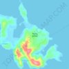 Mapa topográfico Panay Island, altitud, relieve