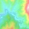 Mapa topográfico Aringay River, altitud, relieve