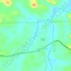 Mapa topográfico Sungai Jegor, altitud, relieve