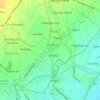 Mapa topográfico Pavia, altitud, relieve