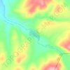 Mapa topográfico Lac Sidi Arfa, altitud, relieve