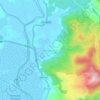 Mapa topográfico Banastarim, altitud, relieve