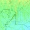 Mapa topográfico Jogbani, altitud, relieve