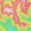 Mapa topográfico Hotham Heights, altitud, relieve