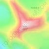 Mapa topográfico Siguang Ri, altitud, relieve