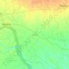 Mapa topográfico Bagaha, altitud, relieve