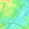 Mapa topográfico Papignies, altitud, relieve