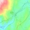 Mapa topográfico Vila Franca das Naves, mapa de relieve, mapa de altitud