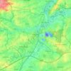 Mapa topográfico Lessines, altitud, relieve