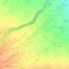 Mapa topográfico Arwal, altitud, relieve