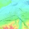 Mapa topográfico Moe, altitud, relieve