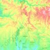 Mapa topográfico Sardoal, mapa de relieve, mapa de altitud
