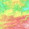 Mapa topográfico Chimay, altitud, relieve