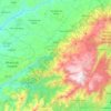 Mapa topográfico Seia, altitud, relieve