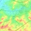 Mapa topográfico Meslin-l'Évêque, altitud, relieve