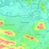 Mapa topográfico Wodonga, altitud, relieve